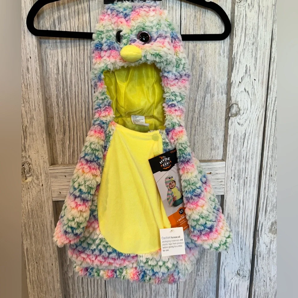 Hide and Eek infant ostrich costume. 6-12 months NWT